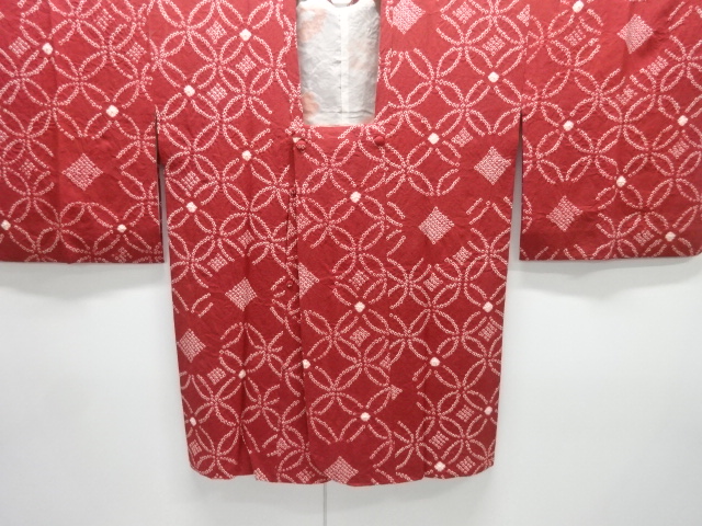 JAPANESE KIMONO / MICHIYUKI COAT / SHIBORI / SHIPPO